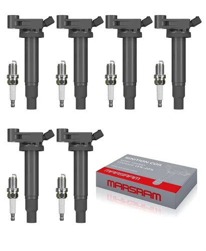Vista 37 de Marsram Paquete de bobinas de encendido UF549 para 2007 2008 2009 2010 2011 2012 Nissan Altima Versa Sentra Cube NV200 Rogue 2013 2014 2015 Infiniti