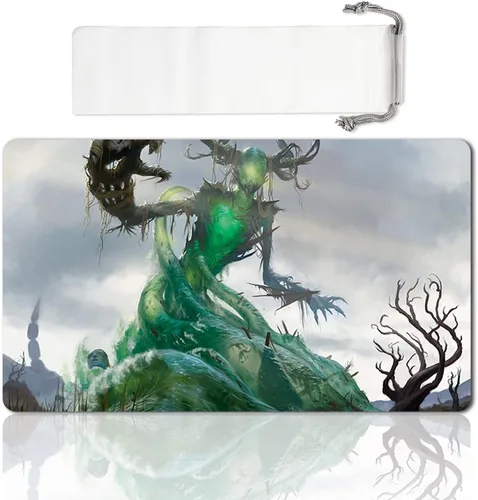 Vista 6 de Juego de mesa MTG Playmat Games Tamaño 60X35 cm CCG Compatible para MTG CCG RPG Juego de cartas coleccionables (Ajani Steadfast)