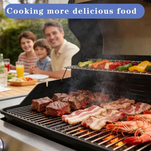 Vista 2 de Shengyongh SS67671 (paquete de 13) para piezas Weber Summit para parrilla, para barras aromatizantes Weber Summit E-620 S-620 E-640 S-640 E-650