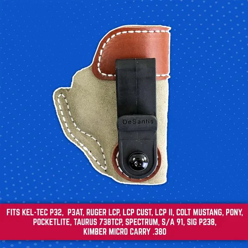 Vista 3 de DeSantis Sof-Tuck P3AT/ LCP Mano izquierda Bronceado