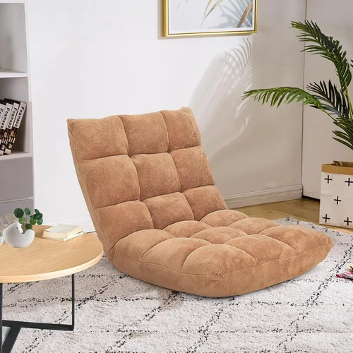 Vista 14 de Silla de piso de espuma viscoelástica con soporte de respaldo ajustable de 14 posiciones