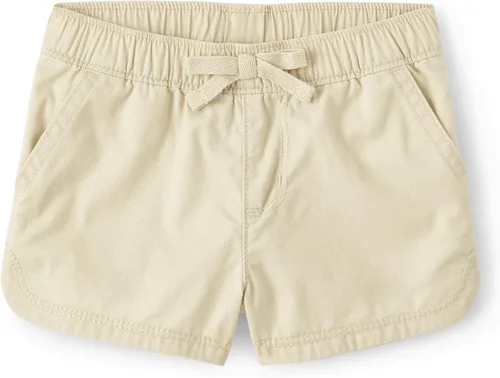 Vista 9 de The Children's Place Pantalones cortos de algodón para niñas pequeñas