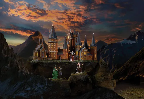 Vista 7 de Department 56 Harry Potter Village Hogwarts Astronomy Tower - Edificio iluminado, 12.2 pulgadas, multicolor