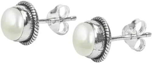 Vista 6 de Pendientes de tuerca con gemas, plata de ley 925, aretes de 6 mm redondos para niñas y mujeres, regalo