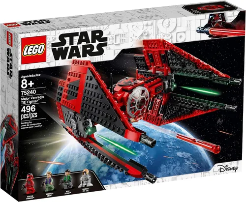 Vista 8 de LEGO Star Wars Resistance Major Vonreg's TIE Fighter 75240 Kit de construcción (496 piezas)