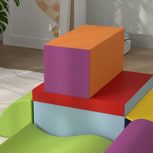 Vista 9 de Soozier - Juego de escalada de 7 piezas de cuero sintético suave para niños Contemporáneo