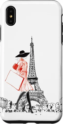 Vista 11 de Vintage Paris Woman - Funda de la Torre Eiffel para iPhone 17