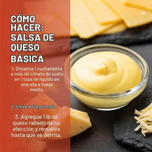Vista 4 de Para uso, alimenticio sin GMO citrato de sodio (8 oz) excelente para la creación de salsas de queso, sferificación y más