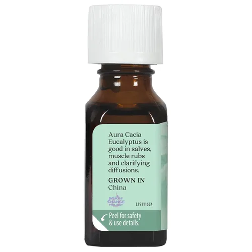 Vista 7 de Aura Cacia Aceite esencial puro, eucalipto, 0.5 onzas líquidas