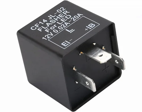 Vista 13 de (1) Relé de intermitencia LED electrónico de 2 pines 12V LF1-S-PIN MAX 150W para corregir el hiperdestello de las luces intermitentes LED