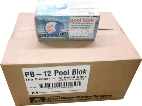 Vista 5 de Pumie Pool Blok PB-12 - Piedra pómez de limpieza para baldosas y hormigón para piscinas Paquete de 1