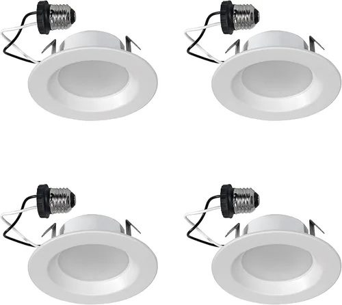 Vista 12 de Sylvania - Kit de luz empotrable de 5 pulgadas/6 pulgadas con tecnología LightSHIELD, LED germicida, 9 W = 65 W, 700 lúmenes, 5 CCT selección