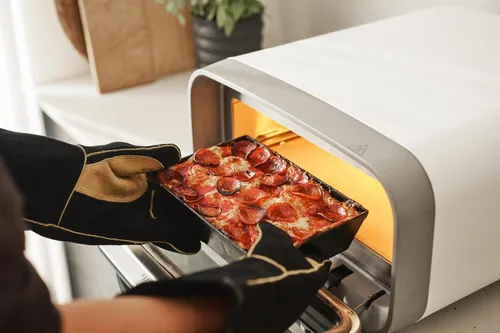 Vista 8 de Ooni Volt 2 - Horno eléctrico de pizza para interiores, horno tostador eléctrico versátil para encimera, cocina pizzas de 12 pulgadas y más