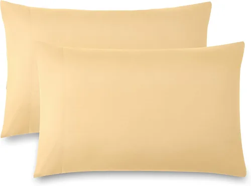 Vista 25 de Southshore Fine Linens® - Vilano® Springs - Par de fundas de almohada plisadas, color negro, estándar (Queen)
