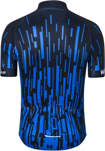 Vista 156 de Weimostar Hombre Ciclismo Jersey Manga Corta Bicicleta Ropa Multicolor Diamante