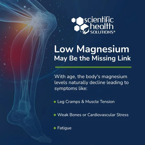 Vista 3 de Glicinato de magnesio 150 mg - Magnesio de alta absorción para la salud del corazón, los huesos y los músculos - Apoya los calambres en las piernas