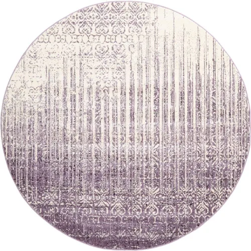 Vista 24 de Unique Loom Del Mar Collection Alfombra de Área - Jennifer (5' 1" x 8' Rectángulo, Gris/Negro)