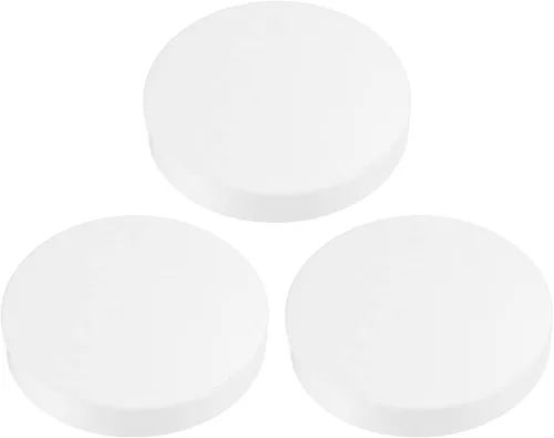 Vista 7 de PATIKIL 3.5"/89mm PVC Pipe End Cap Fitting, paquete de 3 enchufes de acoplamiento de enchufe de grado de muebles para bricolaje, jardín