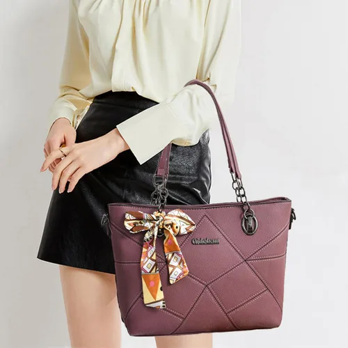 Vista 5 de Nevenka - Bolsos para mujer con asa superior, de piel sintética, cruzado, de hombro