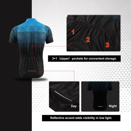 Vista 4 de BERGRISAR Camiseta de ciclismo de manga corta para hombre