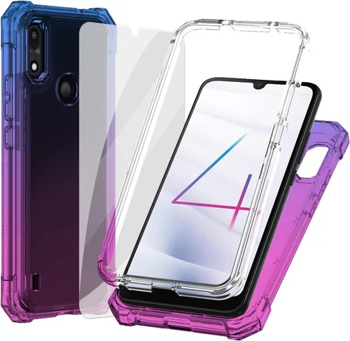 Vista 9 de Ailiber Funda para teléfono Gabb Phone4, funda Gabb Phone 4 con protector de pantalla, protección de doble capa, parachoques de TPU en esquina a