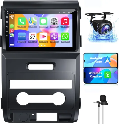 Vista 7 de para Ford Explorer 2011-2019 Radio de Coche Android 15 2+64 8 núcleos, Radio de Coche con Pantalla Táctil IPS de 12.1" Integrado GPS Inalámbrico
