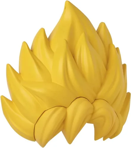 Vista 6 de Dragon Ball Super Saiyan Goku Peluca de cabello rubio para disfraz de anime y cosplay, 37186, multicolor