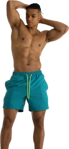 Vista 4 de Traje de baño para hombre, pantalones cortos deportivos con bolsillos