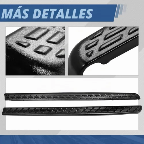 Vista 4 de [Agujeros sin estaca] Par de tapas de rieles de cama trasera Stepside compatibles con Silverado Sierra 1500 2500 2500HD 3500HD 6'6" Fleetside Bed