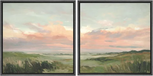 Vista 86 de SIGNFORD Impresión en Lienzo Enmarcado Arte de Pared Art Nouveau Lago de Cisnes Elegantes Ilustraciones de Aves Acuáticas Moderno Boho Naturaleza