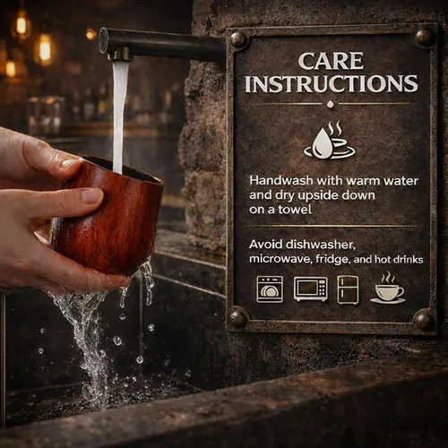 Vista 6 de Vasos de Whisky de Madera Carbonizada – Vasos de Bourbon de 6 oz para Hombres con Interior Quemado – Copas de Cóctel Old Fashioned – Regalos