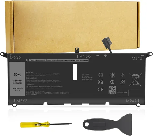 Vista 13 de Futurebatt Nueva batería de repuesto para Dell DJ1J0 451-BBZL PGFX4 ONFOH DJ1JO, para Dell Latitude 12 7000 7280 7480 Series [42Wh 11.4V]