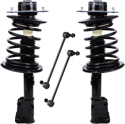 Vista 34 de Detroit Axle - Kit de 4 piezas de puntales delanteros para Toyota Highlander 2001 2002 2003, enlaces de barra antivuelco estabilizadores y puntales