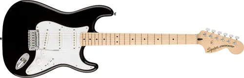Vista 9 de Guitarra eléctrica Squier Affinity Series Stratocaster, con garantía de 2 años, efecto sunburst de 3 colores, diapasón de laurel Poplar Body