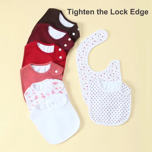 Vista 8 de Baberos impermeables Benoxine para bebés, niños y niñas, baberos tipo bandana suaves y absorbentes para recién nacidos de 0 a 12 meses