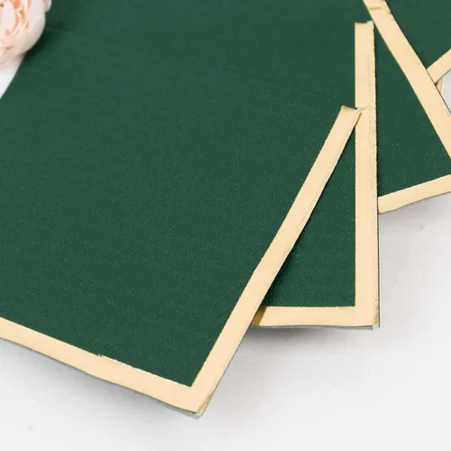 Vista 56 de Efavormart 50 Pack 5"x5" Servilletas azules de papel suaves de 2 capas, servilletas desechables para cóctel - 18 GSM