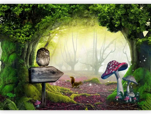 Vista 17 de artgeist Mural de pared Paisaje de la naturaleza, 77 x 55 pulgadas, papel tapiz autoadhesivo, extraíble, gran adhesivo, decoración de pared, diseño