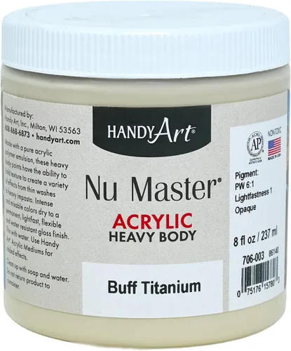 Vista 13 de Handy Art Nu Master - Pintura acrílica de cuerpo pesado, 8 onzas, carmesí Alizarin