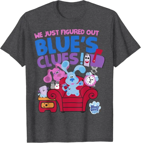 Vista 30 de Blue's Clues & You Group Shot Just Figured Out Blue's Clues Camiseta Negro