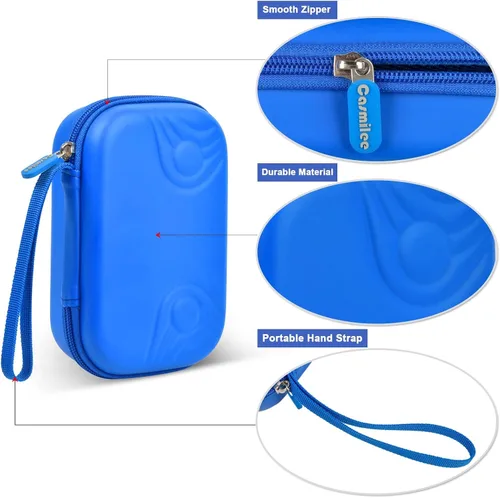 Vista 5 de casmilee Travel Carrying Case Compatible with Beijue 16 Bit Handheld Games+Retro Gaming Console Case for R36MAX Game Consoles