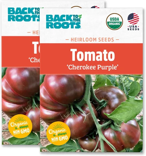 Vista 14 de Back to The Roots Paquete de semillas 100% orgánicas - Tomate 'Big Rainbow' 100mg Paquete de Semillas de 2ct - Tomate 'San Marzano