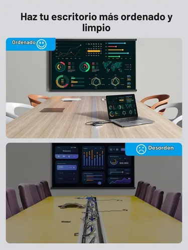 Vista 3 de Lemorele Transmisor y receptor HDMI inalámbrico Kit extensor HDMI portátil, Plug & Play 2.4/5G Rango de 164 pies 1080P HD, hasta 8 transmisores