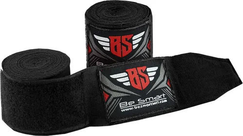 Vista 4 de Guantes de boxeo de muñeca de 180 pulgadas, para interior de puños, MMA, UFC, Muay Thai Negro