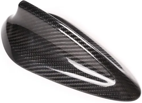 Vista 3 de YIWANG 100% fibra de carbono real para BMW F15 F20 F21 F16 F45 F46 F26 F48 F49 F85 F86 G02 2012-2019 Shark Fin cubierta de antena