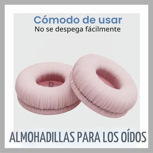 Vista 2 de Replacement Ear Pads for JBL Tune 510BT/520BT/570BT/660NC Headphones, Pink