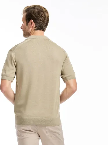 Vista 3 de SAKS Fifth Avenue Polo de punto acanalado de manga corta para hombre