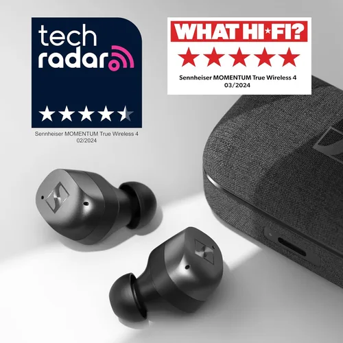 Vista 8 de Sennheiser MOMENTUM True Wireless 4 Negro Cobre