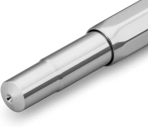 Vista 5 de Kaweco AL SPORT - Pluma estilográfica Raw I Premium para cartuchos de tinta I Exclusive Pluma estilográfica 5.1 in I Nib: EF (extra fino)
