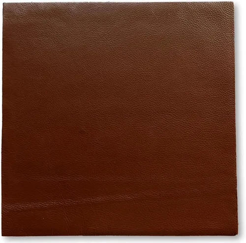 Vista 12 de Cuero de vaca de grano natural: piezas de cuero precortadas de 12'' x 12'' (negro, 1 pieza)