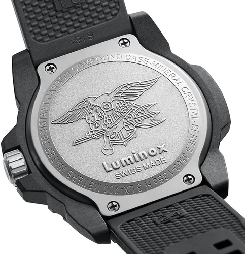 Vista 6 de Luminox Navy Seal - Reloj azul para hombre serie XS35033500 resistente al agua de 6562ft caja y correa de carbono ligeras visibilidad nocturna